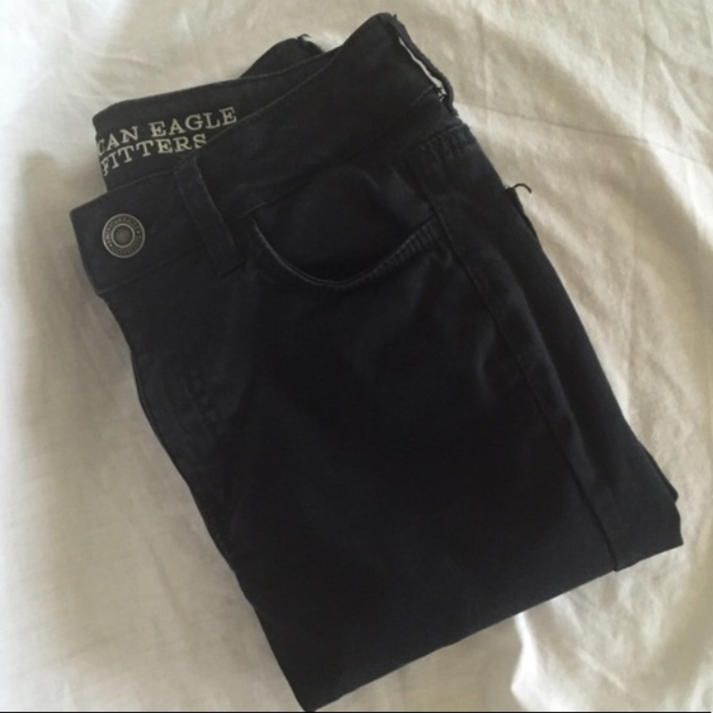 American eagle black skinny jeans